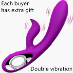 USB Rechargeable AV Wand Vibrator Rabbit vibrators for woman clit Vibrating sex product Magic wand massager Sex Toys for Women