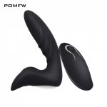 Vibrating Prostate Massager Men Anal Plug Waterproof 10 Stimulation Patterns Powerful Motors Butt Silicone Sex Toys for Adults