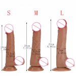 Skin feeling Realistic Dildo soft Liquid Can worn Huge Big Penis With Suction Cup Sex Toys for Woman Strapon Female Masturbation