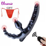Strapon Dildo Butt Plug Vibrator Sex Toys for Couple Double Dildo Realistic Penis Lesbian Sex toy Erotic Intimate goods