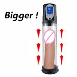 Electric Automatic Penis Pump Vibrator For Men Penis Enlargement Dicks Extender USB Charging Adult Sex Toy For Men Masturbators