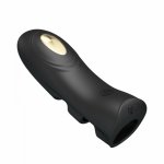 New Luxury 7 Speed Finger Vibrator 1 Electro Shock Silicone Vibrating Sleeve G Spot Clitoris Stimulation Sex toys for women.