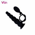 Inflatable Anal Dildo Plug Expandable Butt Plug Adult Products Silicone Game Sex Toys for Women Anal Beads Dilator Massager