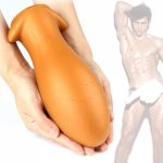 Soft Elastic Huge Butt Plug Big Anal Plug Large Liquid Silicone Anus Dialtor Dildo Prostate Massager Anal Sex Toys For Woman Men