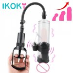 Ikoky, IKOKY Vibrator Penis Pump Penis Enlargement Penis Trainer Sex Toy For Men Vacuum Pump Delayed Ejaculation Men Enhancer Pump