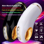 Vibrating Pussy Masturbation Cup Sex Toys Suck Machine Simulation Vagina Adult Products Automatic Electric 10 Speed Aircraft Cup