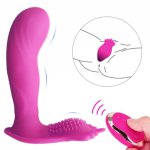 Wearable Butterfly Dildo Vibrator Adult Sex Toys for Women G Spot Clitoris Stimulator Wireless Remote Control Vibrator Panties