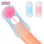 OLO Spiral Suck Male Masturbators Red Ball Massage Aircraft Cup Jelly Vagina Real Pussy Hole Channel Penis Stimulating