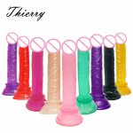DIAOSHI boxed flexible realistic dildo, anal plug butt plug for woman,small dick, penis with suction cup sex toys adult product