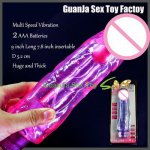 Diklove, Multi speed Vibrating or not 7-10 inch Long insertable Big Dildo Vibrator Dick Dong Penis sex toy sex products for woman