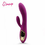 Yafei, YAFEI Desire Luxury Rechargeable Rabbit Vibrator Dildo G Spot Massager Clitoral Stimulator for Women Waterproof Adult Sex Toys