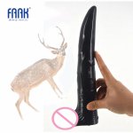 FAAK Animal dildo deer penis bull sex toys for women dildo long penis anal plug anus massage lesbian gay masturbator sex shop 