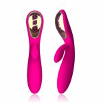 YLOVE VOICE MUSIC thrusting sex vibrator electro shock sex toy for women vibrador feminine rabbit machine dildo dual G Spot toys