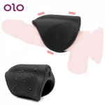 OLO 10 Mode Vibrator Male Masturbator Cup Penis Massage Hand Held Artificial Vagina Sex Toy for Men USB Charging Silicone