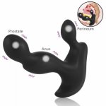 Men Vibration Anal Plug Silicone Prostate Massage Vibrators For Man Gay Anal Sex Toys Perineum Anus Stimulator Sex Toys for Men