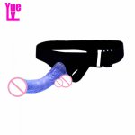 YUELV Strap On Dildo Penis Flexible Realistic Dildo Strapon Harness For Vagina Massage Cock For Women Lesbian Erotic Sex Toys