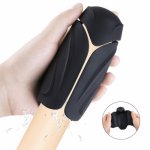 New Type Male Silicone Masturbator Cup 10 Speed Glans Vibrator Penis Massage Exerciser Erotic Adult Sex Toys For Men Products