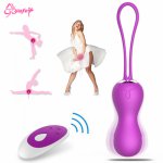 Love Egg Vibrator Powerful Wireless 10mode Remote Control Vibrate love ball G-Spot Vibrator Female Masturbator sex Toy for Women