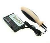 Electric Shock Silicone Anal Plug Kits ,Large Size Butt Vaginal Plug Electric Shock Dildo Massage Adults Sex Toys For Women Man