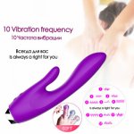 10 Speed Oral Clit Vibrators for Women Battery Magic Wand Rabbit Anal Vibrator for Adult Vagina Vibrating Massage Sex Toys