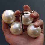 4cm Diameter Big Balls Anal Beads Large Butt Plug Anal Dilator Vagina Expander Masturbator Buttplug Anal Bead Plugs Sex Toys