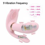 VATINE 9 Mode Strap On Vibrator Sex Toys for Women Clitoris Stimulator Dual Head Anal Plug Adult Products