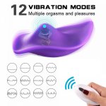 12 Vibrations Wearable Panty Vibrator Remote Control Vibrator G Spot Vibrator Clitoral Stimulator Sex Toys For Women And Couple
