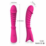 Vibrator Multi-speed WaterproofAv Wand Vibromasseur Femme Silicone Magic Wand Sex Toys For Woman Adult Sex Toys For G Spot