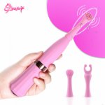 Nipple Massager G spot Vibrators for Women Power 10 Speed USB Charging Brush Vibrator Sex Toys Clitoris Stimulator Sex Shop