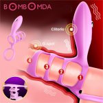 Vibrating Sex Enlargement Penis Clit Vibrator Clitoris Stimulator Penis Cock Chastity Ring Sex Toys For Man Delayed Ejaculation