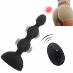 Anal Vibrator Sex Toys For Women Vibrating Anal Beads Plug 10 Speeds Prostate Massager Wireless Remote Control G-spot Vibration