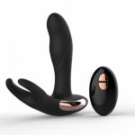 Wireless Remote Control Posterior Vestibular Anal Obstruction Prostate Heating  Adult  Rechargeable Massager Sex Toy A6HF
