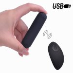 Mini Bullet Vibrator Sex toys For Women USB Charged Remote Control G Spot Clit Stimulation Massager 10 Speed Powerful Vibrators