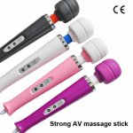 10 Speeds Big AV Magic Wand Female Body Massager Stick Big Clitoris Stimulator G Spot Vibrators Sex Toys for Women 32 * 6CM