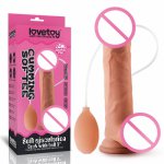Soft Silicone Dildo Spray Water Sex Toys For Women Real Penis Ejaculation with Ball Adults Sex Toys for Women Masturbator Pussy
