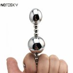 Zerosky, Metal Anal plug pull beads Butt Plug erotic toys for gau anal penis Adult Sex Toys For Women Men Zerosky