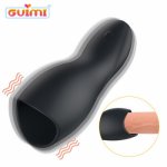 GUIMI 10 Speed Vibrator Penis Massager Exerciser Male Masturbator Delay Lasting Glans Trainer USB Rechargeable Adult Sex Toys