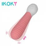 Ikoky, IKOKY Thread Vaginal Massager 9 Speeds Clitoris Stimulator Sex Toys for Women Female Masturbation Vibrator Dildo