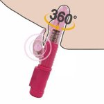 Double Vibrators for Women Rotating Clitoris Vagina Dildo Realistic Rabbit Vibrator Sex Toys for Woman Toys for Adults Sex Shop