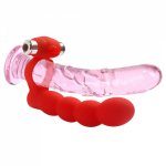 Yema, YEMA thread Penis Butt Plug Dildo Vibrator Sex Toys for Woman Men Anal Beads Vagina Clitoris Massager