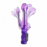 New Purple Pink 6 Speed Vibration Rabbit Dildo Vibrator Adult Toys Erotic Toys For Women G spot Vibrators Women Sex Toy