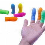 5pcs Soft Raised Dots Clitoris Stimulator Finger Cots Vibrator Sleeve, Flirting G Spot Vagina Bra Massage Sex Products for Woman