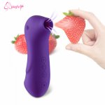 10 Speed Clitoris Sucker Vibrator Nipple Sucking Blowjob Tongue Vibrating Vaginal Stimulator Sex Toy for Women female adult