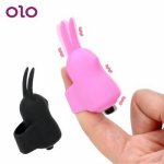 G-Spot Finger Massage Finger Sleeve Vibrator Rabbit Ear Tentacitation Clitoris Stimulation Female Masturbator Sex Toys For Woman