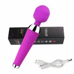 AV Vibrator Toys Magic Wand G-Spot powerful Sex-Shop For Woman USB Recharge Adults Clitoris Stimulator Massager  Women's Dildo