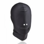 Adult Games Exotic Accessories Full Head Mask With Zipper Fetish Slave BDSM Bondage Restraints Hood Mask Sex Toys For Couples