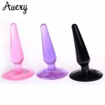 AUEXY Crystal Jellies Butt Plug Anal Plug for Beginners Anal Sex Toys for Men and Women Cheap and High Quality