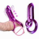 Sex Shop Penis Toys Clitoris Vibrators For Women Clitoral Stimulator Double Ring Cock Male Dildo Strapon Bullet Vibrator Massage