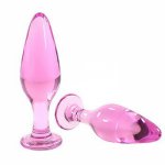 Glass Anal Plug Anal Sex Toys for Men Women G spot Stimulation Butt Plug Masturbation Prostate Massager Adult Products Sex Shops