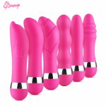 6 Types Female ​Dildo G Spot Vibrator Clitoris Stimulation Vibrating Silicone Powerful Vibrators Adult Erotic Sex Toys Sex Shop